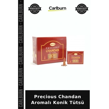 Özel Üretim Koku Precious Chandan Aromalı Konik Tütsü