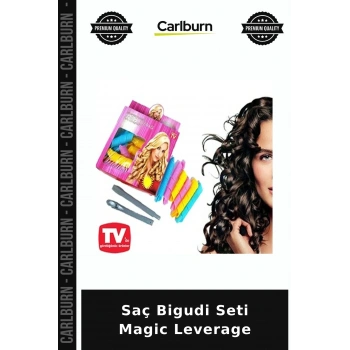 Özel Üretim Mucize Bukle Şekillendirici Hacimli Pratik Kolay Saç Bigudi Seti Magic Leverage