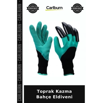 Özel Üretim Pençeli Pratik Toprak Kazma Bahçe Eldiveni