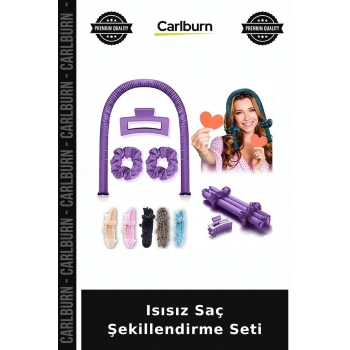 Özel Üretim Pratik Şekillendirici Kişisel Bakım Isısız Saç Şekillendirme Seti