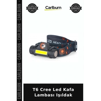 Özel Üretim Şarj Edilebilir Kamp Av T6 Cree Led Kafa Lambası Işıldak