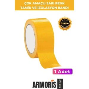 Yeni Süper Güçlü Su Geçirmez Sızdırmaz Sarı Renk Çok Amaçlı Tamir İzolasyon Bandı 48mm x 10m 1 Adet