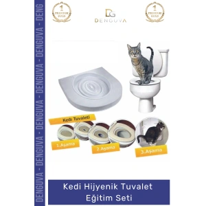 #KediKlozeti Özel Üretim Ekonomik Çevre Dostu Klozet Uyumlu Catnip Katkılı Kedi Hijyenik Tuvalet Eğitim Seti