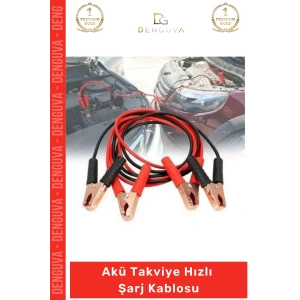 #AküTakviye 1200 Amper 100 Bakır Kalın Yüksek İletken Güçlü Oto Akü Takviye Hızlı Şarj Kablosu