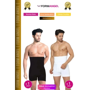 #BoxerKorse Göbek Düzleştirici Bel Basen Toparlayıcı Sıkılaştırıcı Duble Erkek Boxer Korse 2li Set