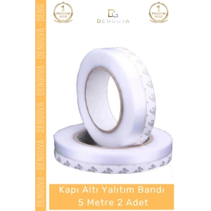 #YalıtımBandı Polimer Silikon Kapı Altı Rüzgar Toz Isı Yalıtımı Yalıtım Şeffaf Şerit Bant 5mt - 2 Adet