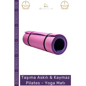 #MeditasyonMinderi Taşıma Askılı Dayanıklı Uzun Ömürlü Konfor Kamp Pilates Yoga Meditasyon Minderi 16mm Mat