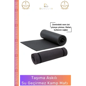 #KampMatı Taşıma Askılı Dayanıklı Kamp Pilates Yoga Spor Fitness Egzersiz Kaymaz Uyku Matı Yer Minderi