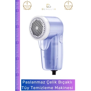 #TüyTemizlemeMakinesi Lüks Pilli Tiftik Kazak Giysi Yünü Toplama Alıcı Toplayıcı Mavi Tüy Temizleme Makinesi