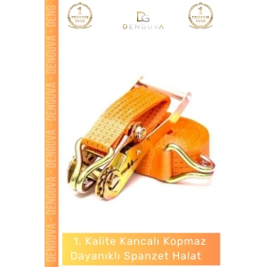 #SpanzetHalat Yüksek Kalite Dayanıklı Kancalı Kopmaz Profesyonel Yük Sabitleme 10 Metre Spanzet Halat