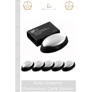 #MetalSabun Kaliteli Paslanmaz Çelik 304 Sınıfı Mutfak Soğan Sarımsak Balık Koku Giderici Metal Sabun - 1 Adet