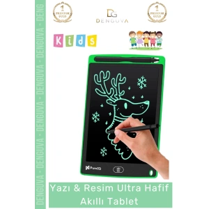 #AkıllıTablet Dijital LCD Ekran Yazı Çizim Tahtası Grafik Not Defteri Taşınabilir Hafif Akıllı Tablet 8,5 Inç