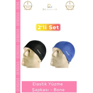 YüzmeBonesi Yüzücü Bonesi Silikon Bone Su Geçirmez Esnek Havuz Deniz Ekipmanı Yüzme Şapkası 2li Set