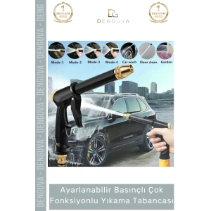 #YıkamaTabancası Ayarlanabilir Basınçlı Ergonomik Bahçe Sulama Güçlü Çok Fonksiyonlu Araba Yıkama Tabancası
