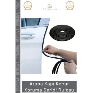 #KorumaFitili Esnek Dayanıklı Kauçuk Metal Klipsli Araç Kapı Bagaj Kenar Darbe Koruma Fitil Şeridi