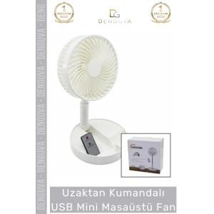 #Vantilatör Teleskopik Ofis Sessiz Katlanabilir Taşınabilir Uzaktan Kumandalı USB Mini Masaüstü Fan