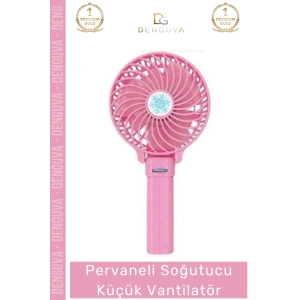 #Vantilatör USB Şarjlı Mini Taşınabilir El Fanı Katlanır Sessiz Pervaneli Soğutucu Küçük Vantilatör