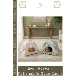 #HayvanÇadırı Kedi Küçük Köpek Konforlu Taşınabilir Fileli Ergonomik Hayvan Katlanabilir Oyun Çadırı
