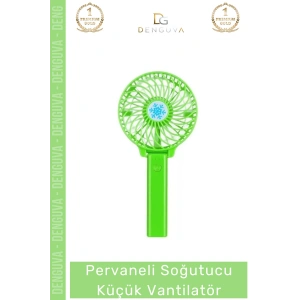 #Vantilatör Mini USB Şarjlı Katlanır El Fanı Sessiz Güçlü Beyaz Pervaneli Soğutucu Küçük Vantilatör