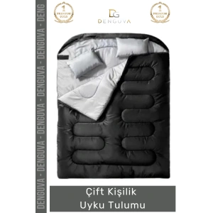 #UykuTulumu Suya Dayanıklı Termal Dolgulu Geniş Kesim Kamp Outdoor Konforlu Çift Kişilik Uyku Tulumu