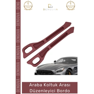 #OtoAksesuar Araç İçi Organizer İkili Set Premium Araba Eşya Saklama Koltuk Arası Düzenleyici Bordo