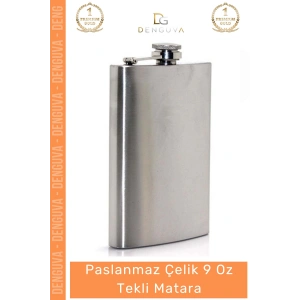 #TermosMatara Kaliteli Uzun Süre Soğuk Tutan Dayanıklı Sızdırmaz Paslanmaz Çelik Matara Şişesi 9 Oz