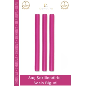 #SaçŞekillendirici İpek Saten Isısız Saç Şekillendirme Seti Profesyonel Kolay Şekillendirici Sosis Bigudi