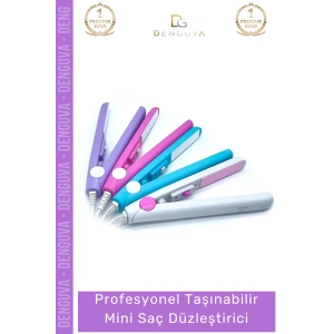 #SaçDüzleştirici Mini Taşınabilir 160 Derece Isı 110 220V 20W Profesyonel 17cm Kompakt Bukle Yapıcı Makin