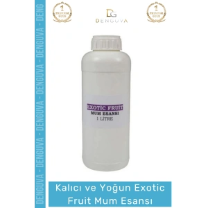#MumEsansı Yoğun Kalıcı Kaliteli Yağ Bazlı Konsantre Parafin Uyumlu Exotic Fruit Mum Esansı 1 LT