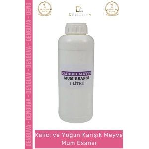 #MumEsansı Yoğun Kalıcı Kaliteli Yağ Bazlı Konsantre Profesyonel Karışık Meyve Mum Esansı 1 LT