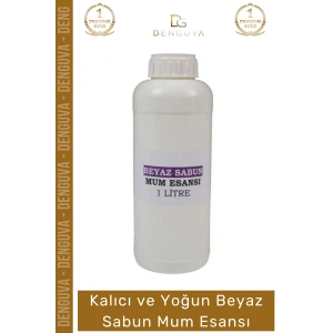 #MumEsansı Yoğun Kalıcı Kaliteli Yağ Bazlı Konsantre Parafin Uyumlu Hobi Beyaz Sabun Mum Esansı 1 Lt