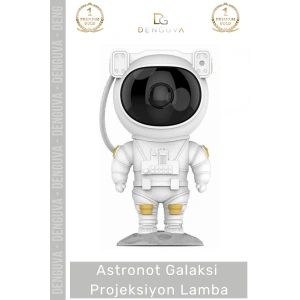 #Projeksiyon Uzay Kumandalı Yıldız Gökyüzü Gece Lambası Modern Astronot Galaksi Projeksiyon Lamba
