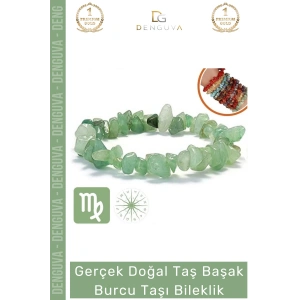 #Bileklik Doğal Taşlı Ayarlanabilir Su Geçirmez Elastik Hediye Başak Burçları Burç Unisex Bileklik
