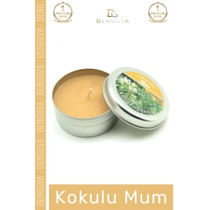 #Mum Dekoratif Hediyelik Şık Modern Tasarım Metal Kutu Kokulu Mum Oda Kokusu 120G Teneke Kutu