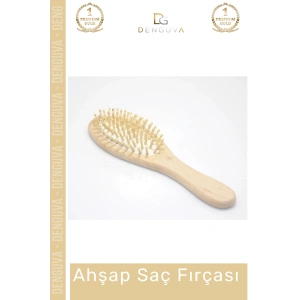 #SaçFırçası Doğal Saç Bakım Elektriklenme Karşıtı Ergonomik Profesyonel Estetik Ahşap Fırça Tarak