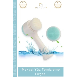 #MakyajTemizleme Çift Taraflı Silikon Peeling Etkili Arındırıcı Profesyonel Makyaj Yüz Temizleme Fırçası