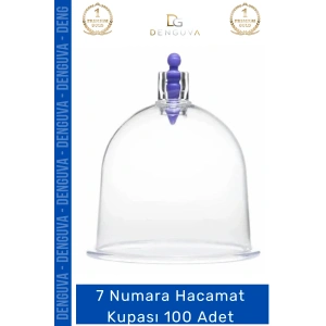 #HacamatKupası Kaliteli Profesyonel Vakumlu Hijyenik Ekonomik Paket 7 Numara Hacamat Kupası 100 Adet