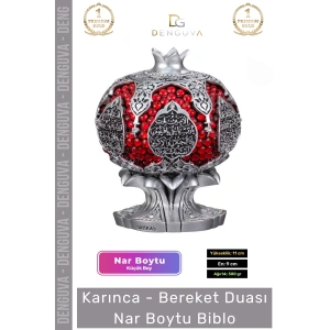 #Biblo Sarı Polyester Dekoratif Hediyelik Ev Ofis Aksesuarı Küçük Boy Bereket Nar Boytu Biblo