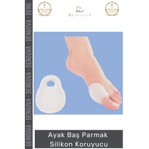 #ParmakKoruyucu Halluks Valgus Bunyon Kemik Düzeltici Makara Medikal Baş Ayak Parmak Silikon Koruyucu