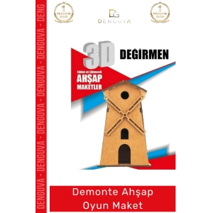 #Oyuncak Eğitici Eğlenceli Lazer Kesim 3mm MDF Boyanabilir 3D Puzzle Demonte Ahşap Oyun Maket