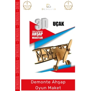 #Oyuncak Eğitici Eğlenceli Lazer Kesim 3mm MDF Boyanabilir 3D Puzzle Demonte Ahşap Oyun Maket