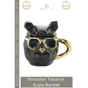 #Bardak Porselen Kaliteli Hediyelik Şık Tasarım Mutfak Estetik Dayanıklı Kupa Bardak 14*16 Cm