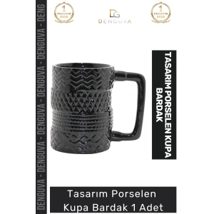 #KupaBardak Mat Yüzeyli Dekoratif Şık Kaliteli Modern 225 ml Hacimli Porselen Kupa Bardak 11*12 Cm