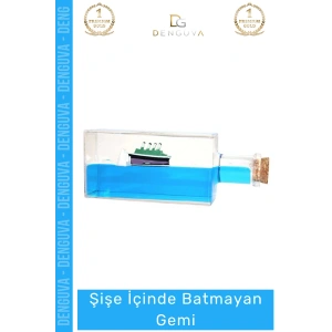 #BatmayanGemi Aşk Temalı Gemi Tasarım Hediyelik Dekoratif Aksesuar Romantik Modern Sevgiliye Akvaryum