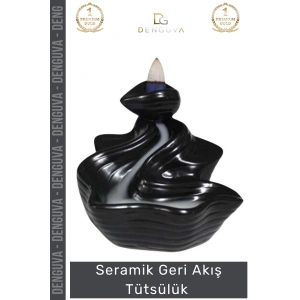 #Tütsülük İthal Seramik Dekoratif Parlak Yüzeyli Estetik Karışık Aromalı Oda Kokusu Biblo 10*10 Cm