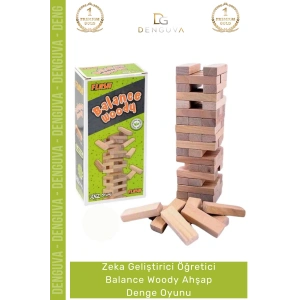 #Oyuncak Eğitici Zihinsel Gelişim Destekli Türkçe Dil Destekli Aktivite Woody Ahşap Denge Oyunu