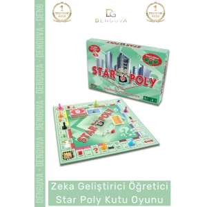 #Oyuncak Eğitici Zihinsel Gelişim Aile Aktivite Seti Türkçe 3 Yaş Ticaret Oyunu Star Poly