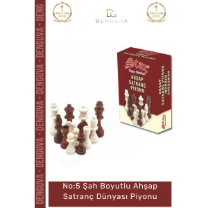 #SatrançPiyonu Eksik Takım Tamamlama Şah Boyu Kaliteli Şık Tasarım No 5 Ahşap Satranç Dünyası Piyonu