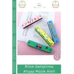 #Mızıka Doğal Ahşap Mızıka Eğitici Ritim Geliştirici Güvenli Çocuk Ahşap Müzik Aleti