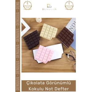 #NotDefteri Tatlı Tasarım Hediye Ofis Aksesuarı Şık Günlük Planlayıcı Çikolata Görünüm Kokulu Not Defter